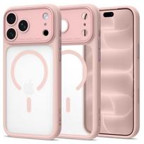 Tech-Protect MagPeak MagSafe CC dėklas „iPhone 17 Pro Max“ ir „iPhone 18 Pro Max“, matinės rožinės spalvos
