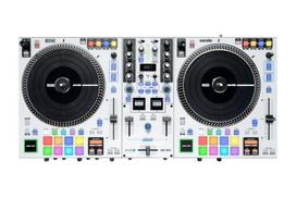 RANE ONE MKII Profesionalus DJ Valdiklis 2 Kanalai su 7" Motoriniais Jog Wheels Balta