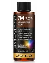 Joico skysti pusiau ilgalaikiai plaukų dažai tonavimui Joico LumiShine Demi Liquid 7M, 60ml