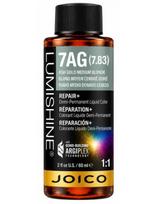 Joico skysti pusiau ilgalaikiai plaukų dažai tonavimui Joico LumiShine Demi Liquid 7AG, 60ml