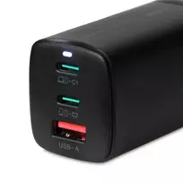 iBOX C-65 Black, GaN 65W universalus pakrovėjas