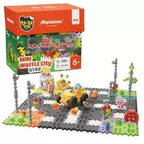 „Marioinex Mini Waffle“ konstruktoriaus kaladėlės – „Miestas: Gatvė“, 280 dalių
