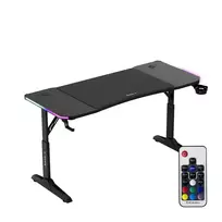 Huzaro Hero 3.6 RGB juodas žaidimų stalas