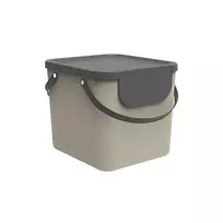 ROTHO Albula Cappuccino - atliekų rūšiavimo konteineris - 40l