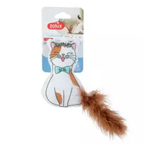 ZOLUX Chatouille Cat with feathers and catnip - žaislas katėms - 13cm