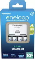 Baterijų įkroviklis PANASONIC Eneloop Basic BQ-CC51 + 4x AA 2000 mAh (K-KJ51MCD40E)