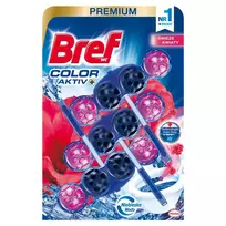 WC valiklis - gaiviklis BREF Color Auto Active Flower, 3 x 50 g