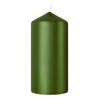 Cilindrinė žvakė Bolsius Metallic Green, žalios sp.