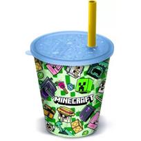 Minecraft: Joy plastikinis puodelis - 285 ml, su šiaudeliu