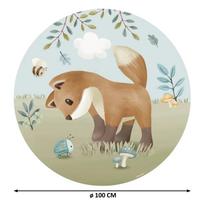 Little Dutch Apvalus sienos lipdukas 'Forest Friends'