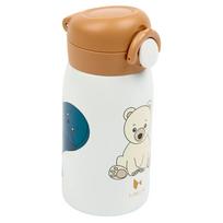 Fabelab Vaikiškas termosas-gertuvė ‘Balta meška’ 320 ml
