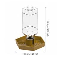 Automatic Reptile Water Dispenser | Low-Profile Base Design, Ribbed Interior