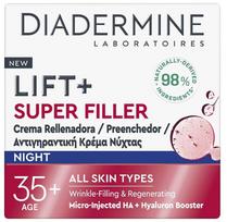 Naktinis veido kremas Diadermine Lift + Super Filler, 50 ml, 35+