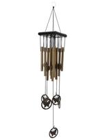 Windchime Home Large Metal Outdoor Patio Wind Chime black
