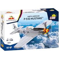 Konstruktorius, lėktuvas Cobi North American P-51D Mustang 26631, 157 vnt., pilka sp.