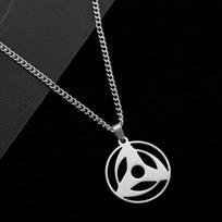 Nime Peripherals, Kakashi Sharingan Kaleidoscope Necklace 60CM black
