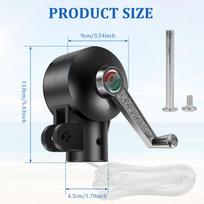 Patio Umbrella Accessories Outdoor Parasol Replacement Part Umbrella Robust Hand Crank System Easy Install Steering Mount Paraso