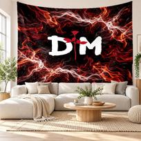Depeche Mode Wall Tapestry, Soft Fabric Wall Hanging, Decorative Backdrop For Bedroom Home Wall Art 100cmx150cm brown
