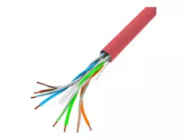 LANBERG Lan Cable UTP 1Gb/s 305m solid CCA Red