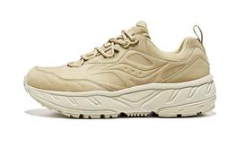 Saucony CYBER WEB Slip Resistant Abrasion Resistant Low top Running Sh 40 beige