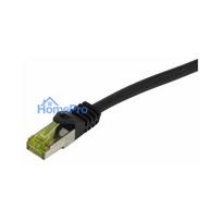 Synergy21 patch cable RJ45, CAT6A 500Mhz, 7.5m, black, S-STP(S / FTP), PUR Indoor / Outdoor / Indu (UV / Water / oil / -