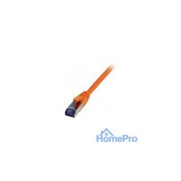 Synergy21 Patchkabel RJ45, CAT6A 500Mhz, 7,5m, orange, S-STP(S / FTP), TPE / LSZH(Superflex), AWG26,