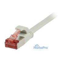 Synergy21 Patchkabel RJ45, CAT6 250Mhz, 0,5m grau, FTP(U / FTP), TPE(Superflex), Flach