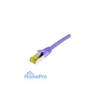 Synergy21 Patchkabel RJ45, CAT6A 500Mhz, 1,0m, lila, S-STP(S / FTP), TPE / LSZH(Ultraflex), AWG26, mit CAT7 Rohkabel,
