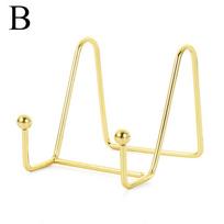 Desktop Organization Photo Folder Gold Easel Gold Stands Storage Rack Display Stand Metal Rack B