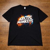 Arctic Monkeys Band T Shirt Indie Rock Graphic Tee Adults Kids 3XL brown