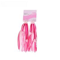 1Pair Star Tassel Handlebar Ribbon, Universal Decor for Bicycle, Motorcycle, Scooter & Balance Bike rožinė