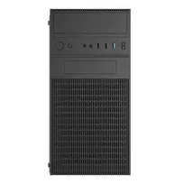 Akyga Obudowa Micro ATX AK19BK USB-C + USB 3.0 + 2x USB 2.0 czarna bez PSu „Micro Tower“ Juoda