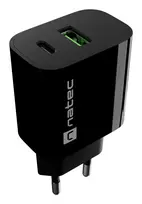 NATEC NUC-2397 mobiliojo įrenginio kroviklis Universalus Juoda AC Spartusis įkrovimas Vidaus