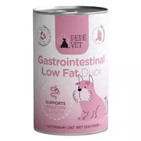 PAKA ZWIERZAKA Pepe Vet Gastrointestinal Low fat Mono Duck - drėgnas ėdalas šunims - 400g