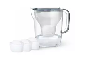 BRITA Style ESSENTIAL XL filtravimo ąsotis, tamsiai mėlynos spalvos + 3 vnt. MX Pro Pure Performance filtrai