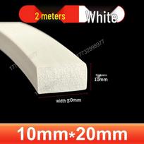 Aukštai temperatūrai atspari lipni silikoninė putplasčio sandarinimo juosta White 10mm*20mm (2m)