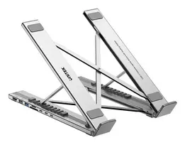 UNITEK D1137AGY01 knyginių kompiuterių dokas / jungčių replikatorius Prijungimas USB 3.2 Gen 1 (3.1 Gen 1) Type-C Sidabras