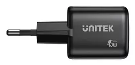 UNITEK P1129ABK01-EU mobiliojo įrenginio kroviklis Universalus Juoda AC Spartusis įkrovimas Vidaus