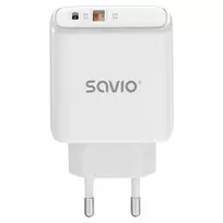 Savio LA-12 mobiliojo įrenginio kroviklis Universalus Balta AC Spartusis įkrovimas Vidaus