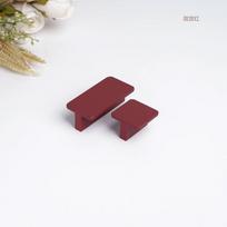 Square Small Bedside Drawer Handles Tea Cabinet Wardrobe Door Pulls Aluminum Alloy Modern Simple Kitchen Cupboard Door Knobs Rectangle 32mm hole