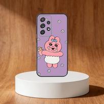 Cartoon O-Opanchu Usagi Phone Case For Samsung S25,S24,S21,S22,S23,S30,Ultra,S20,Plus,Fe,Note,10,9,5G Black Cover Samsung S30plus5G gray