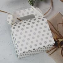Hand Carry Cake Box, Large Pastry Box, Cookie Box, Cake Carton, Baking Packing Box. white