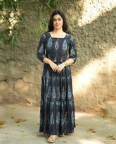 Party Wear Cotton Top Kurti with Skirt Set Indian Bollywood Ethnic Kurta Set 3XL-46