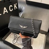2026 new chain shoulder messenger bag French classic fashion versatile women's bag strap wi juoda