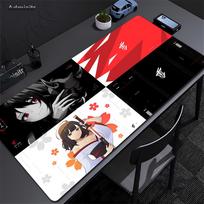 Anime Mask Girl Mouse Pad YUki Aim Gaming Speed Mouse Mat Game Premium Mousepad Gamer E-Sports Desk Mat Computer Keyboard Mats 60x30cm