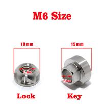 Nuts M5 M6 M8 M9 M10 M12 M14 M16 Nut Security Anti Theft Screws 304Stainless Steel led nut Mountain Bike Awning Car Accessories M6