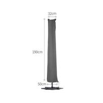 Patio Umbrella Cover Waterproof Dustproof Oxford Material For Garden Courtyard Use 190cm pilka spalva