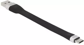 „Delock USB 5Gbps FPC plokščiasis kabelis USB Type-A į USB Type-C™, 13,5 cm, PD 3 A“