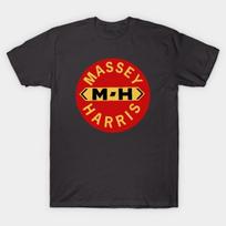 Massey Harris Tractors and Farm Equipment USA T-Shirt Vintage Men's High Quality Printed Loose in Summer Casual O-neck 5XL įvairiaspalvis
