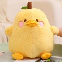 Yali Plush Toy Doll Are You Stressed? Funny Fruit Duck Sleeping Pillow 30cm  0.31kg beige